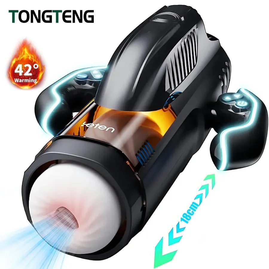 Automatic Male Masturbator with Sucking Thrusting Modes Heating Stroker Blowiob Machine LCD Display Adult Sex Toy for Men — image 2