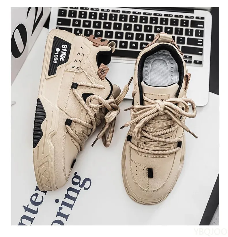 Spring men's new fashionable low top board shoes trendy versatile sports shoes casual comfortable men's sneakers — image 2