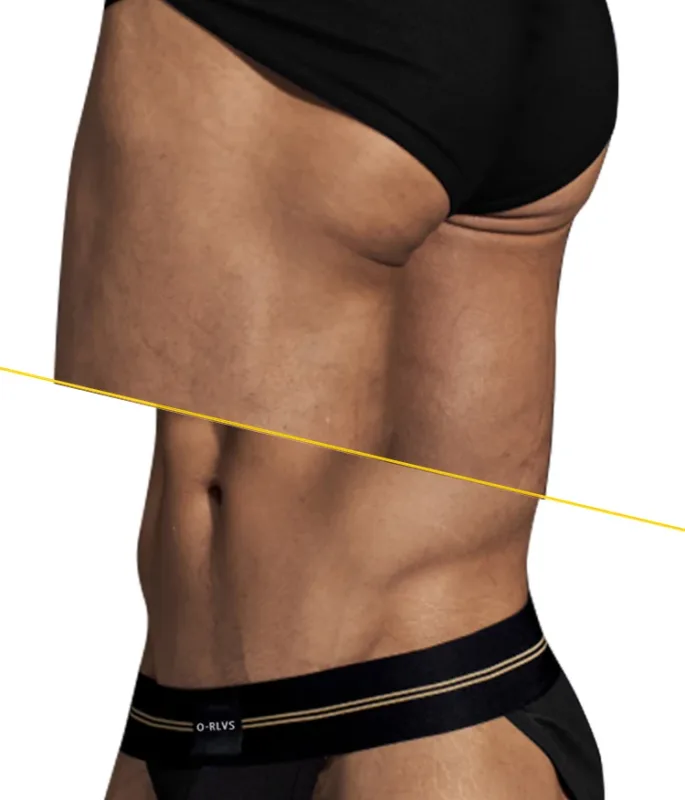 Slip da uomo senza cuciture con design all'anca, intimo da uomo, pantaloni corti da ragazzo, super larghi, larghi 5 cm, con fascia elastica indipendente — image 23