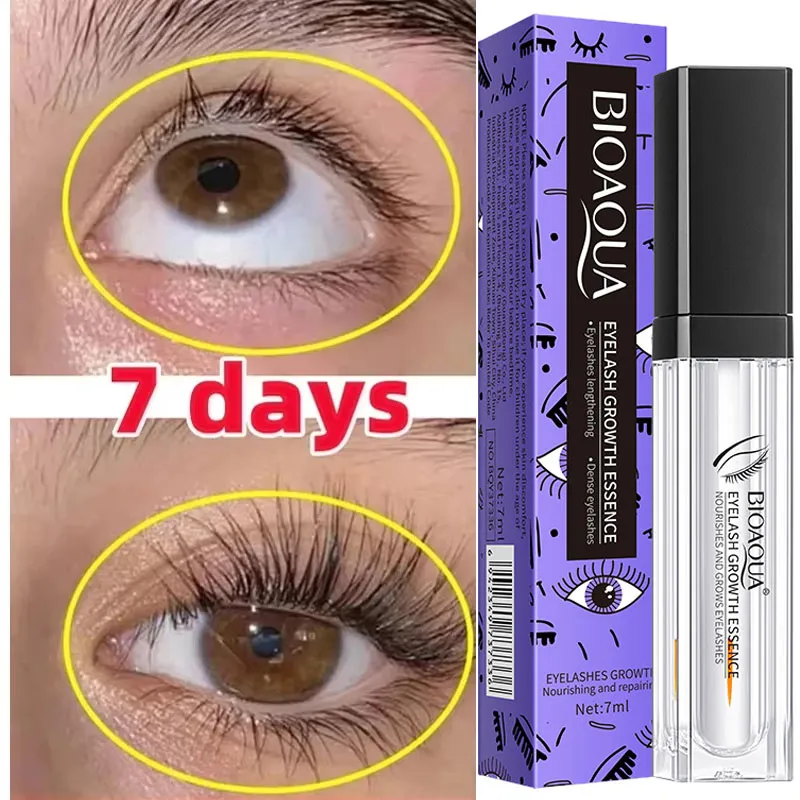 Fast Eyelash Growth Serum 7 Days Natural Eyelash Enhancer Longer Fuller Thicker Curling Lash Treatment Eye Care Products Makeup — image 1