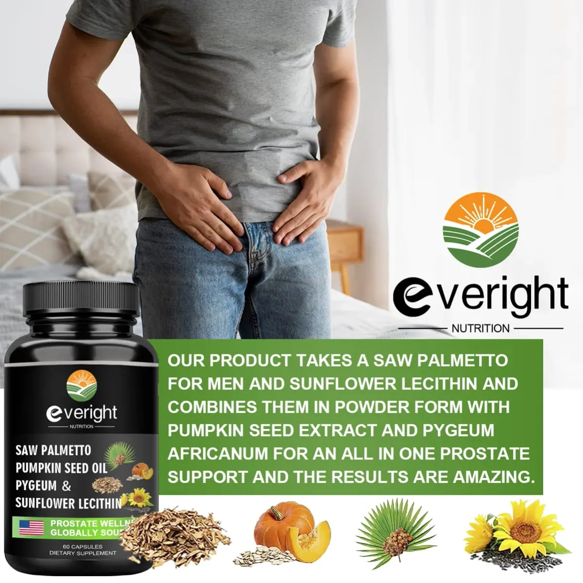 Multivitamin for Men Supplement Immune System Health Support with Vitamin A B12 C & D Daily Nutritional Support Non-GMO — image 4