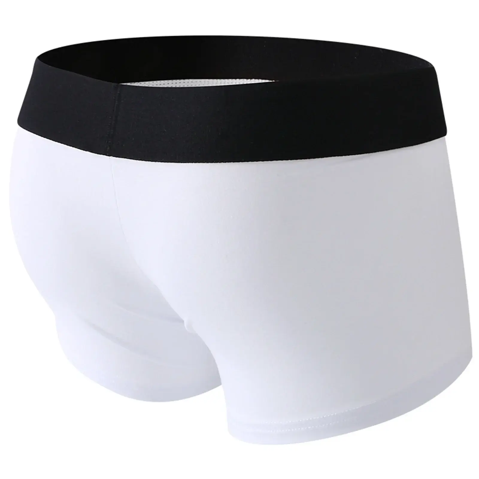 Herren-Unterwäsche aus Baumwolle, weiche Boxershorts mit offenem Beutel und Loch, Penisring, Silikonring, sexy Boxershorts, erotische Höschen, Badehose, dehnbar — image 8