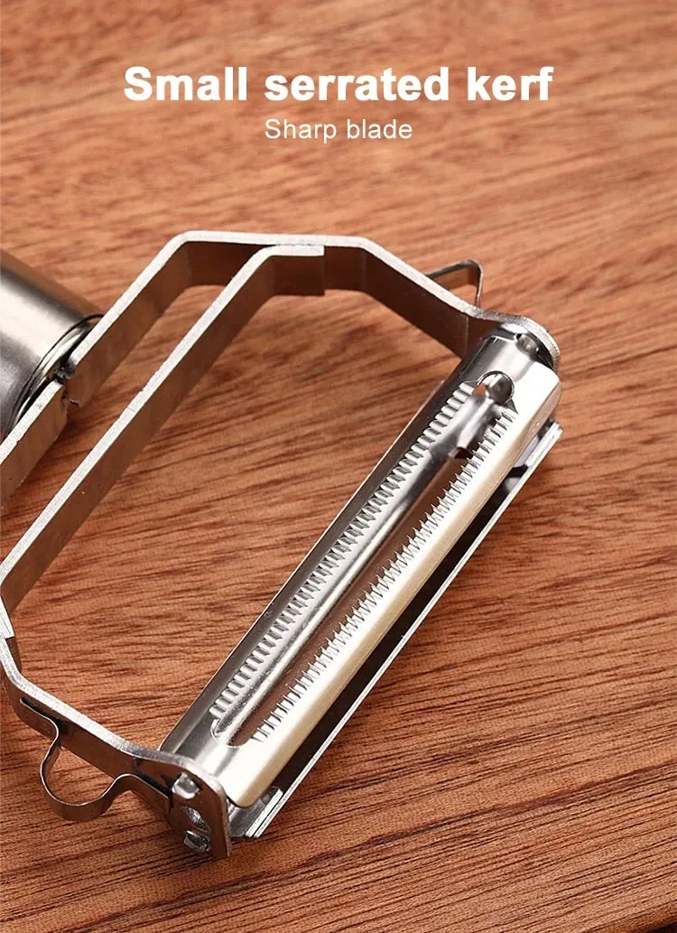 2/4 In 1 Rotary Peeler Multiple-Function Vegetable Fruit Potato Peeler Stainless Steel Peeler Home Kitchen Article Durable — image 8