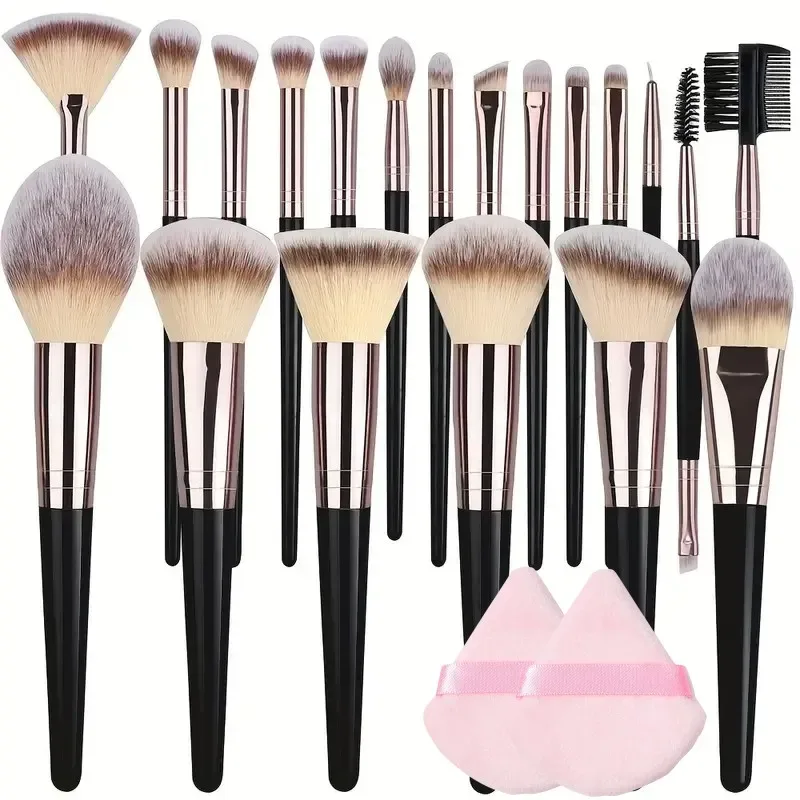 3/20PCS Makeup Brushes Set Professional Foundation Eyeshadow Blush Highlighter Concealer Blending Brush Fluffy Women Beauty Tool — image 8