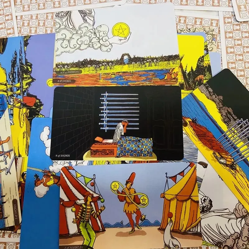 New RWS Panorama Tarot cards A 78 Deck When Wide Angle Lens Show You New Perspective of RWS Board games — image 5