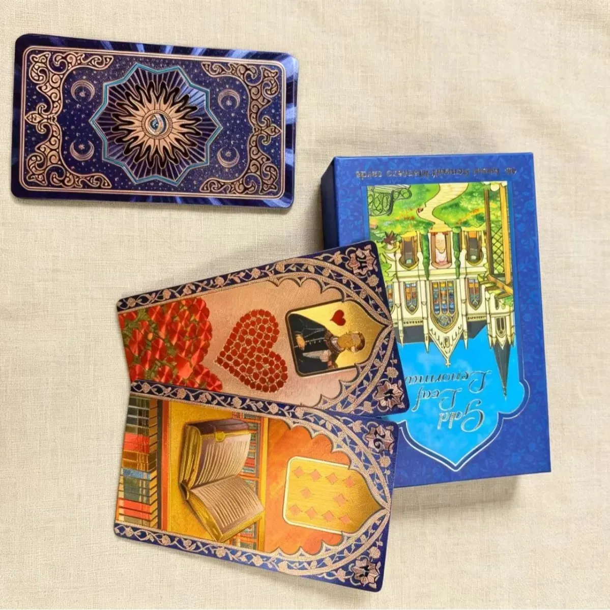 Карты Oracle Rana George Lenormand, 40 шт., водонепроницаемые ПЭТ-карты 12*7 см для гадания и гадания