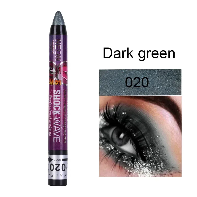 2 In 1 Eyeshadow Lipstick Stick Pencil Waterproof Glitter Matte Eye Shadow Makeup Pigment Eyeshadow Pen — image 33