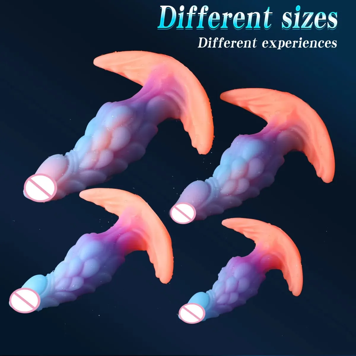 2025 Luminous Monster Dildo Wearable Anal Plug Huge Penis Alien Anal Dildo For Women Men Masturbator Butt Plug Dilator Sex Toys — image 6