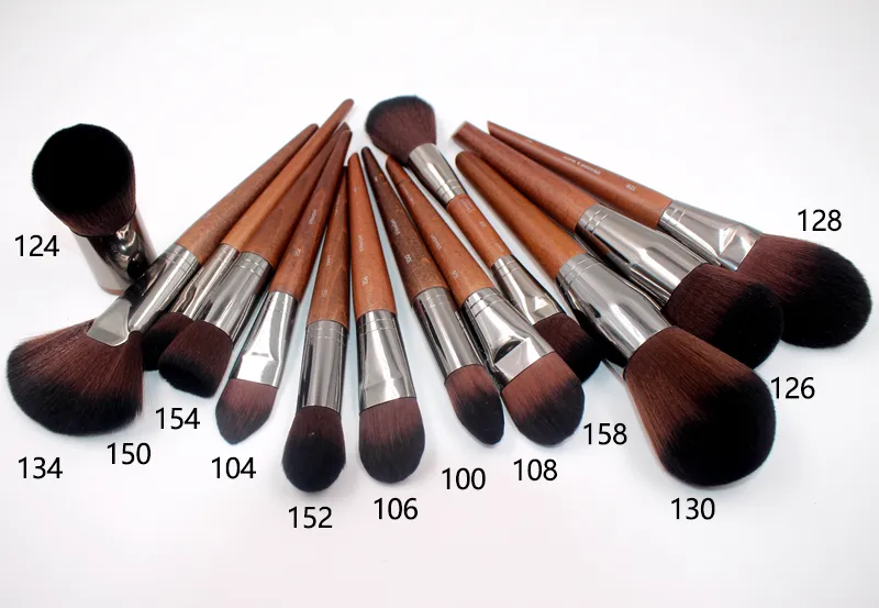 1pc MF Natural wood Soft Makeup Brushes Powder Foundation Concealer Make Up Brush Blush Synthetic hair Shadow high quality tools — image 2