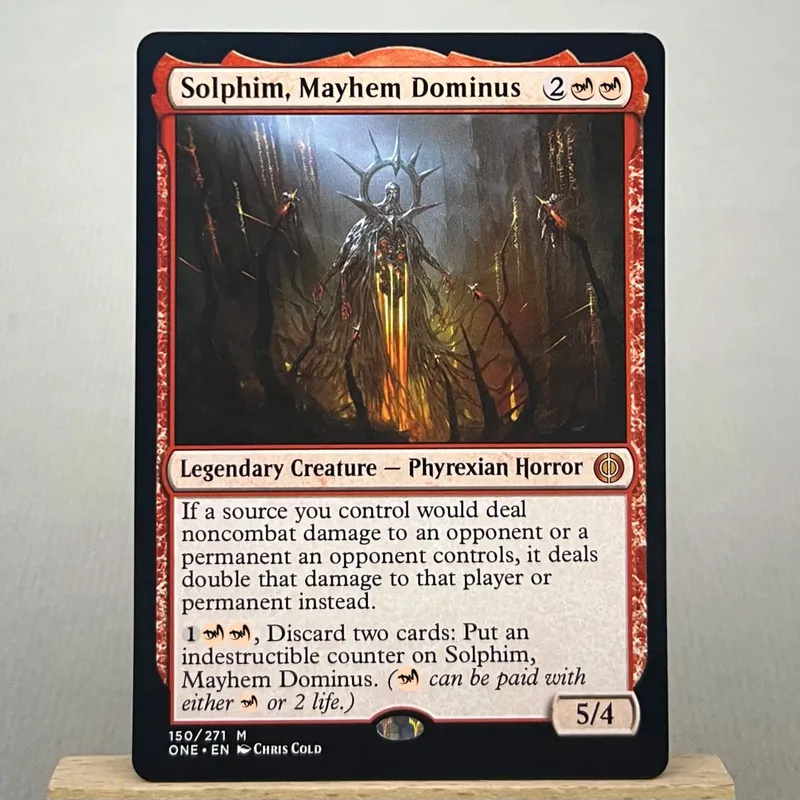 DMU ONE RNA HOLO12-Ⅰ03 TCG Proxy Cards Vampiric Tutor Elesh Norn Mother of Machines Sheoldred the Apocalypse — image 8