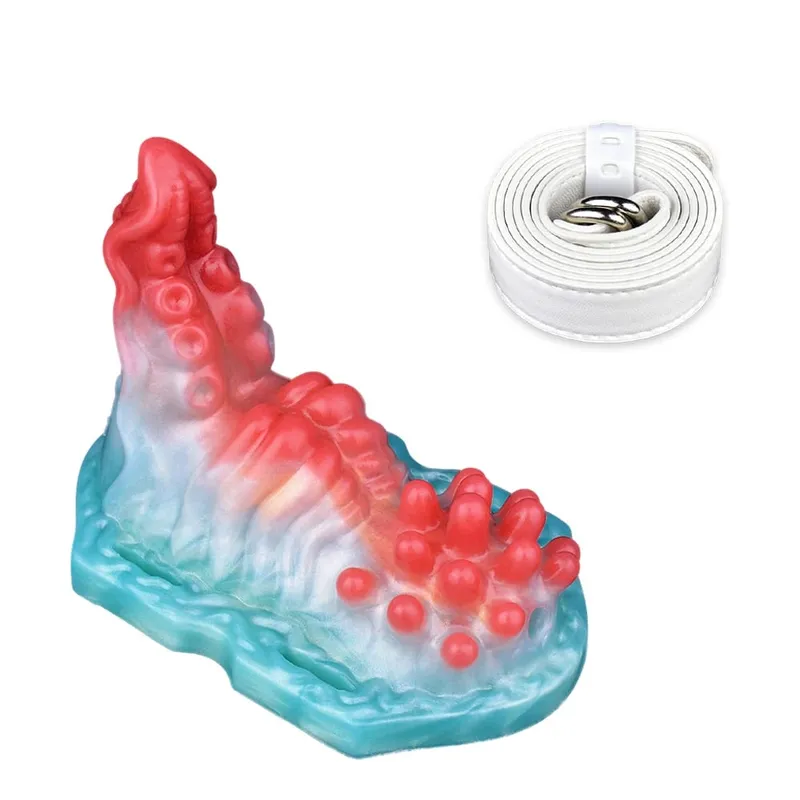 Wireless Control Silicone Octopus/Granule Sex Grinder Strapon Grinding Hump Friction Vibration Massage Female Masturbation — image 17