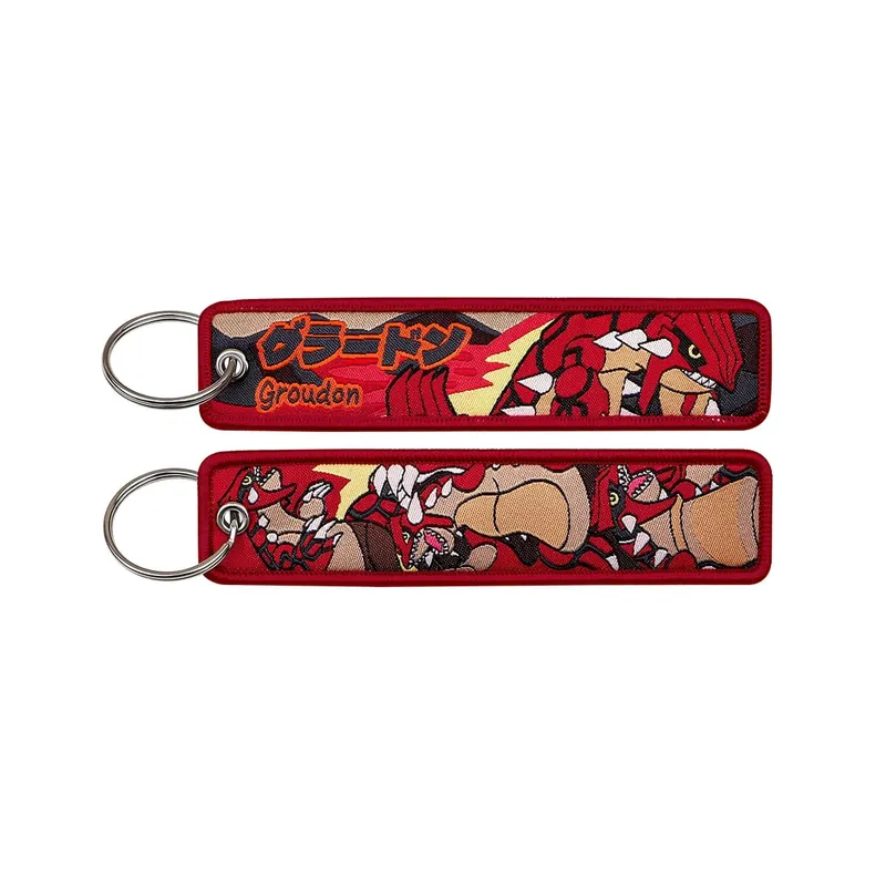 Japanese Anime Elf Monsters Keychain for Cars Backpack Key Holders Embroidery Keyrings Key Tag Jet Tag Accessories Gifts 1pcs — image 31