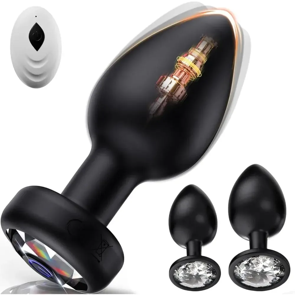 Anal Plug Vibrator for Men Women Butt Plug Men Prostate Massager Female Buttplug Remote Control Adult Sex Toys for Women Men Gay — image 1