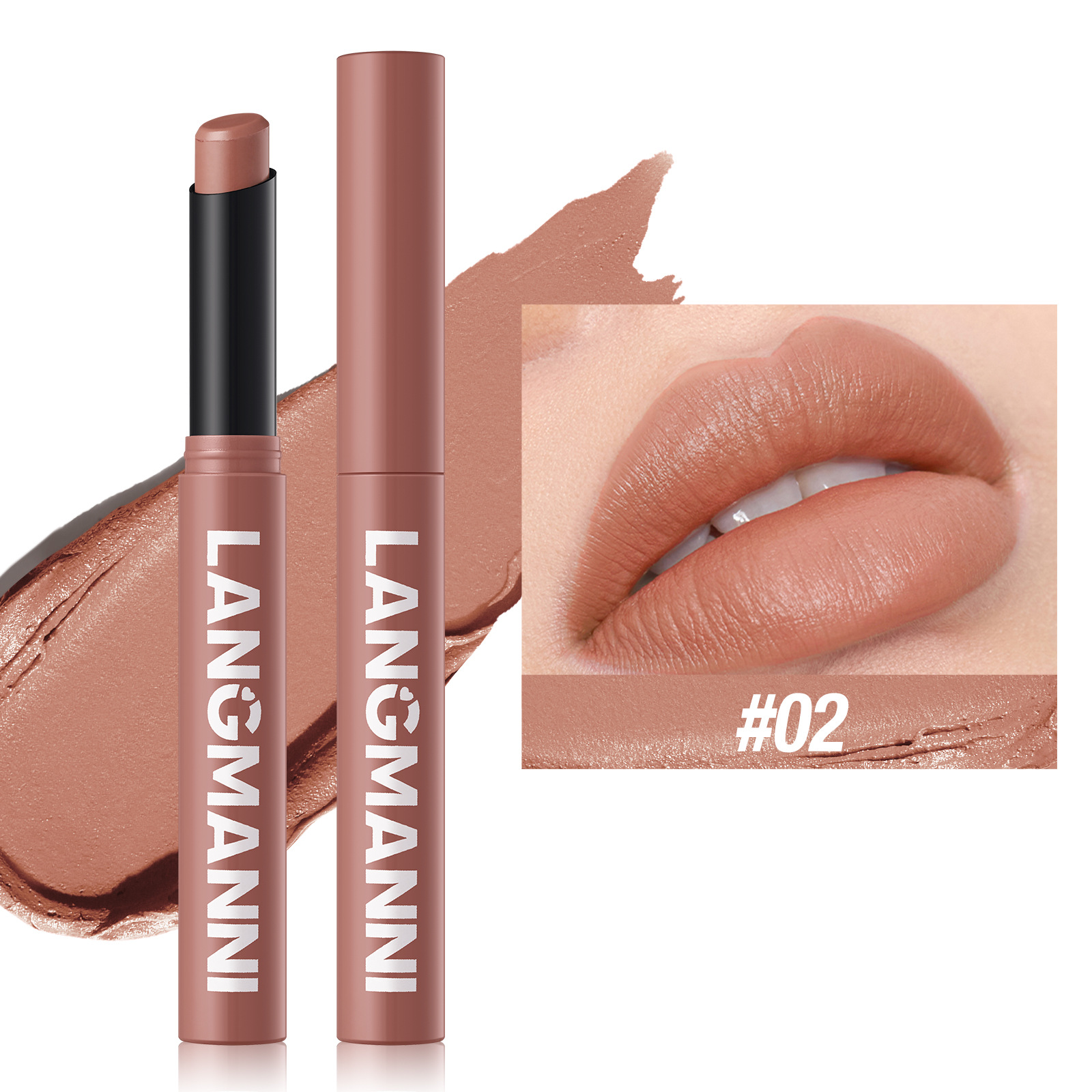 12 Color Matte Lipstick Pencil Waterproof Long Lasting Non-Stick Cup Lip Stain Tint Cosmetic Nude Lipstick Pen Makeup Maquillage — image 18