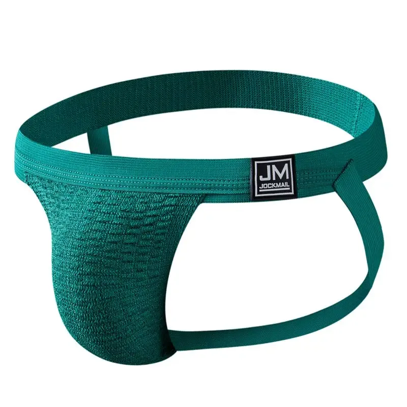 Jockmail Sexy Men Underwear Briefs Jockstrap Bare Buttocks Panties Gay Male Panties Shorts Bulging Bag Soft Underpants Cueca — image 23