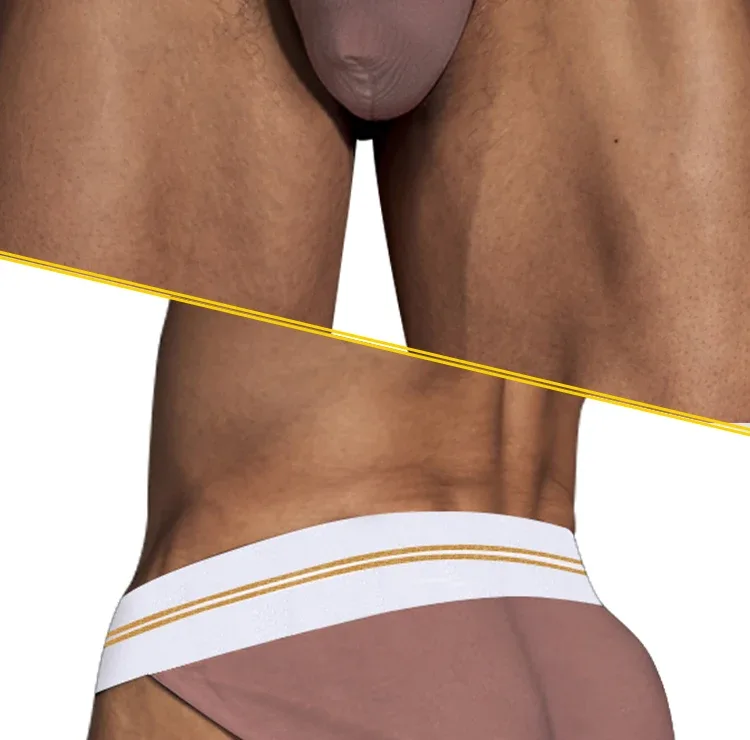Slip da uomo senza cuciture con design all'anca, intimo da uomo, pantaloni corti da ragazzo, super larghi, larghi 5 cm, con fascia elastica indipendente — image 25