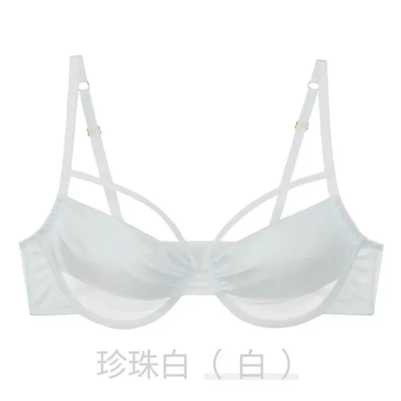 สุภาพสตรีใหม่บางถ้วยSlimmingชุดชั้นในชุดUnderwire Push Up Bra Minimizing Effectรวบรวมด้านข้างBulge Antiหย่อนคล้อยนุ่ม — image 12