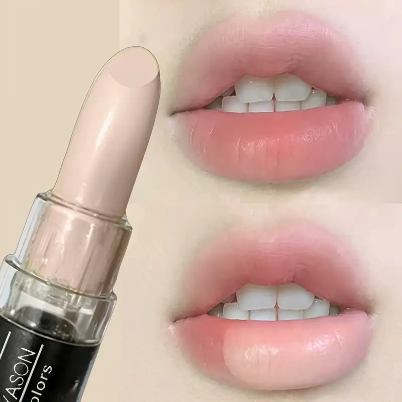 Clay Nude Lip Primer Concealer Cover Dark Lips Stick Long Lasting Gothic Matte Black Halloween White Cosplay Makeup Lip Base