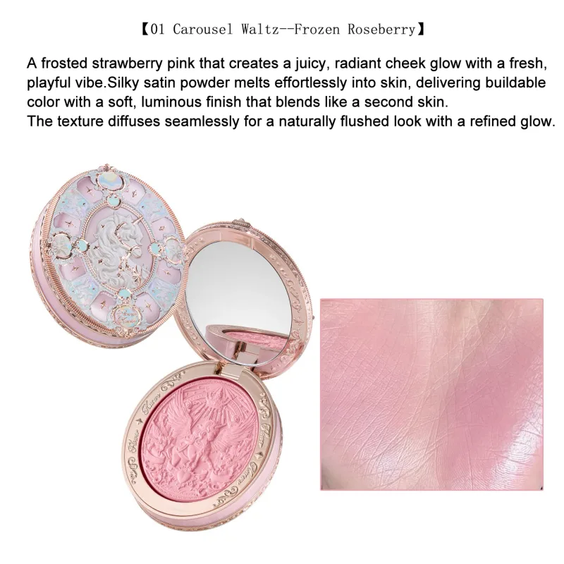 Flower Knows Knight Unicorn Makeup Set Eyeshadow Blush Lipstick Loose Powder Long Lasting Fantasy Princess Beauty Kit Cosmetics — image 23