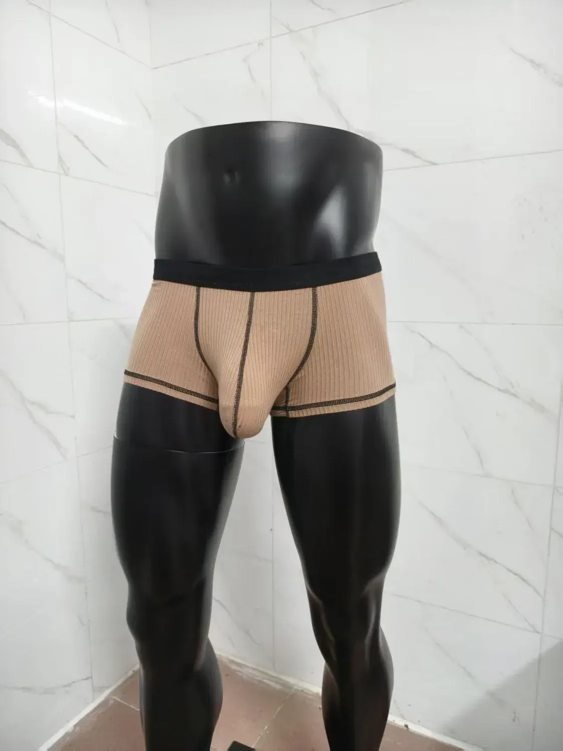 Herrenunterwäsche mit großer Hodentasche und großer Stretchhose mit flachem Bein — image 13