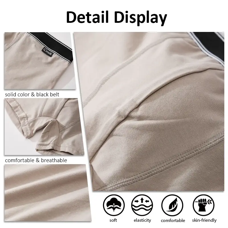 3pc Einfache Feste Farbe Streifen Gürtel männer Unterwäsche Baumwolle Bequeme Weiche Männliche Boxer Shorts Sonder Angebot Mittlere Taille briefs S-XL