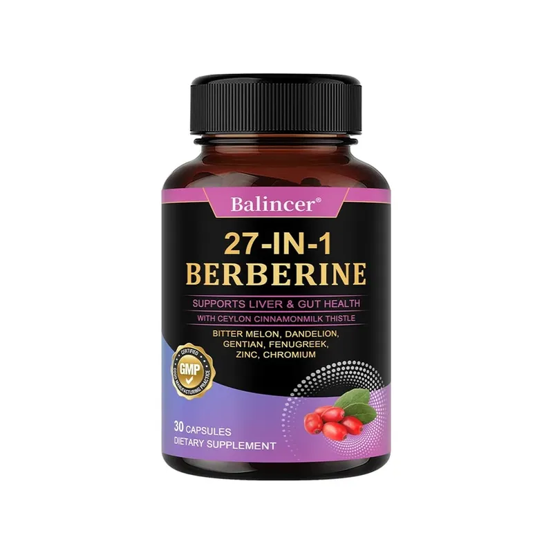 Berberine with Ceylon Cinnamon Capsule Antioxidant Immune System Health and Gastroenteric Function Supports Heart Health
