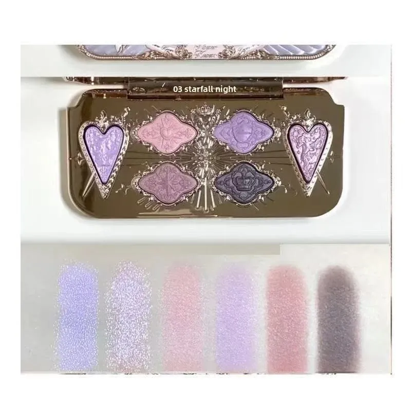 Flower Knows Unicorn Vintage Eyeshadow Palette Blush Highlighter Lipstick Cute Girly Cosmetics for Women