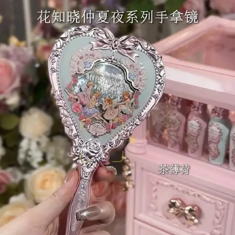 Flower Knows Mirror Moonlight Mermaid THE SWEETIE BEAR Collection Handheld Mirror Limited White Blue Pink Fairy Mirrors — image 22