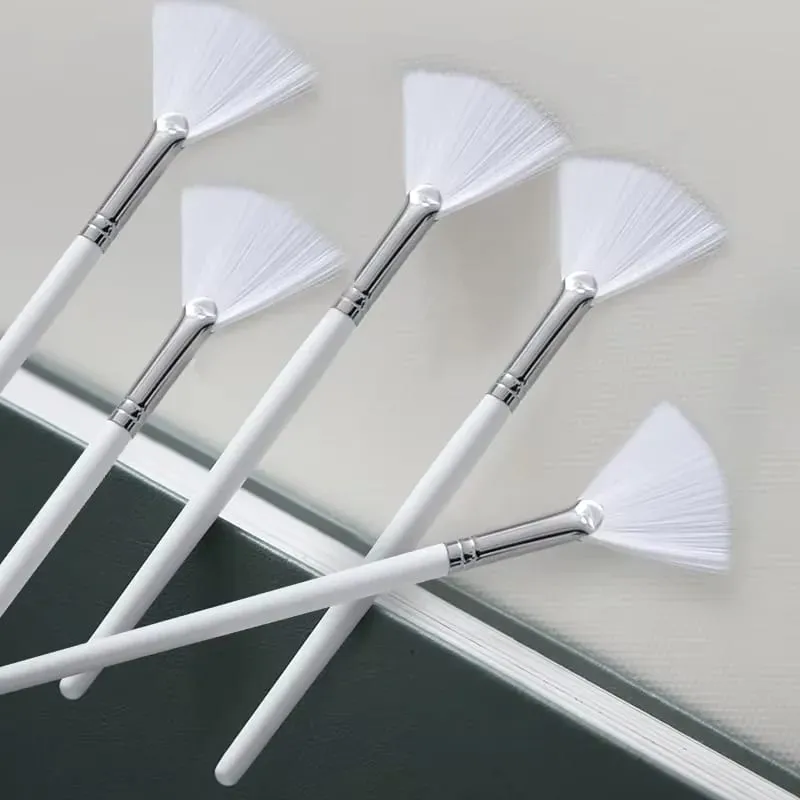 DIY Face Mask Brush Set Soft Applicator Brushes Makeup Tools Includes Soft Fan Facial Brushes Acid Applicator Brush — image 8