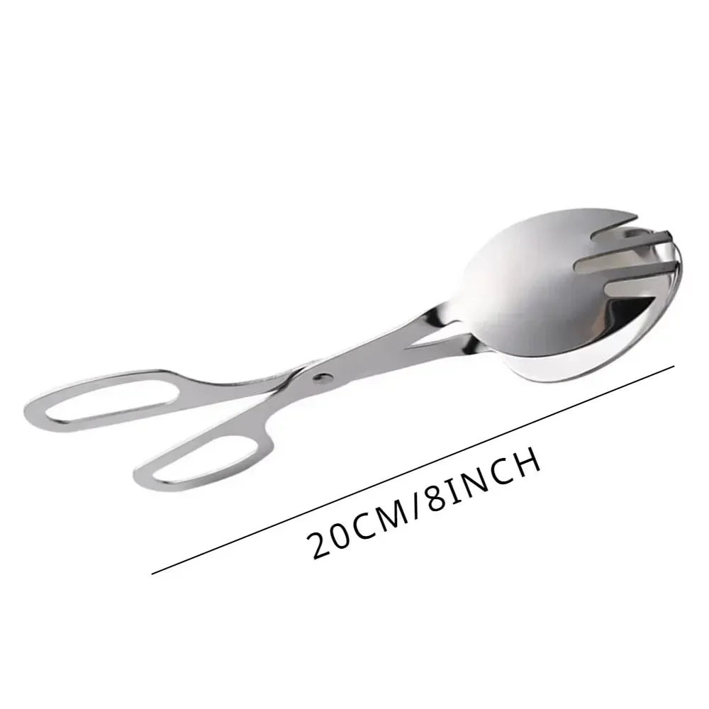 1PC Salad Dressing Food Clip Mini Cakes Bakery Supplies Heavy Duty Scissors Bread Tong Stainless Steel Steak Clamp — image 7