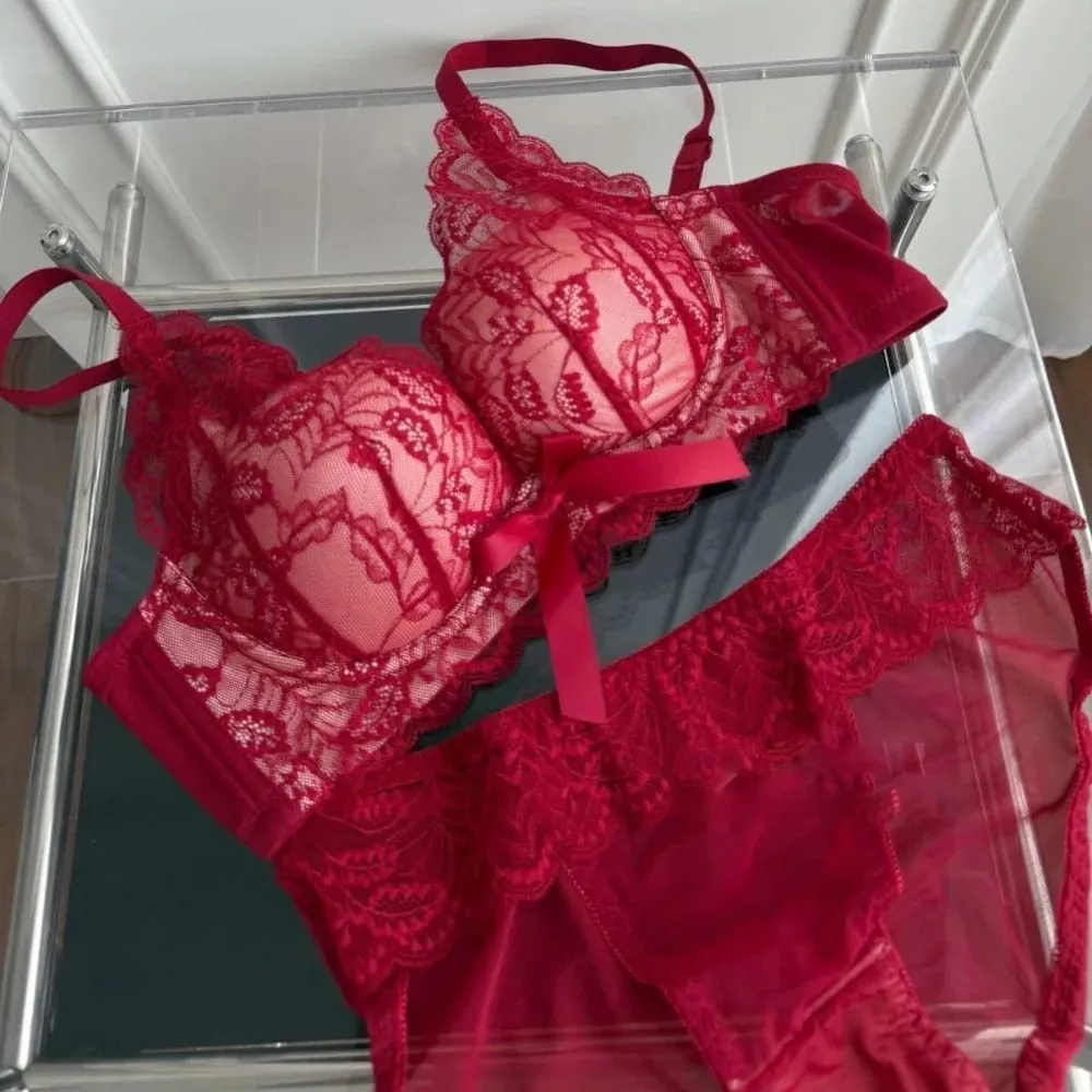 Žhavá novinka Bezdrátová podprsenka Push Up Set Dámské Malé poprsí Shromážděte Side Support Proti povisnutí Sexy měkké spodní prádlo na denní nošení 32‑38ABC — image 3