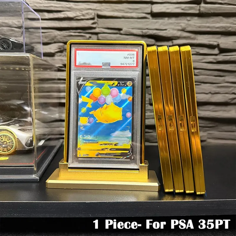 Multicolor Gradient Color Aluminum Alloy Trading Card Protect Holder Metal Case For 35PT PSA CGC Graded Card — image 21