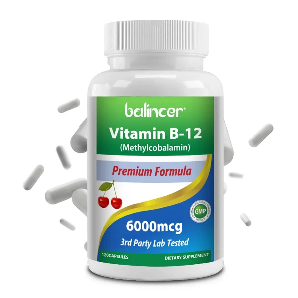 Vitamin B12 - Improve Mood Improve Brain Strengthen Nervous System Increase Energy Promote Metabolism Maintain Heart Health — image 1