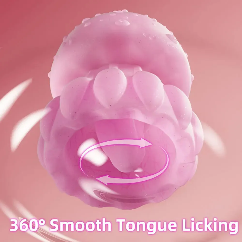 Vibromasseur léchant la langue 10 modes de vibration LED couleur arc-en-ciel méduse vibrateur mamelon stimulateur clitoridien jouet sexuel pour adultes 18 — image 5