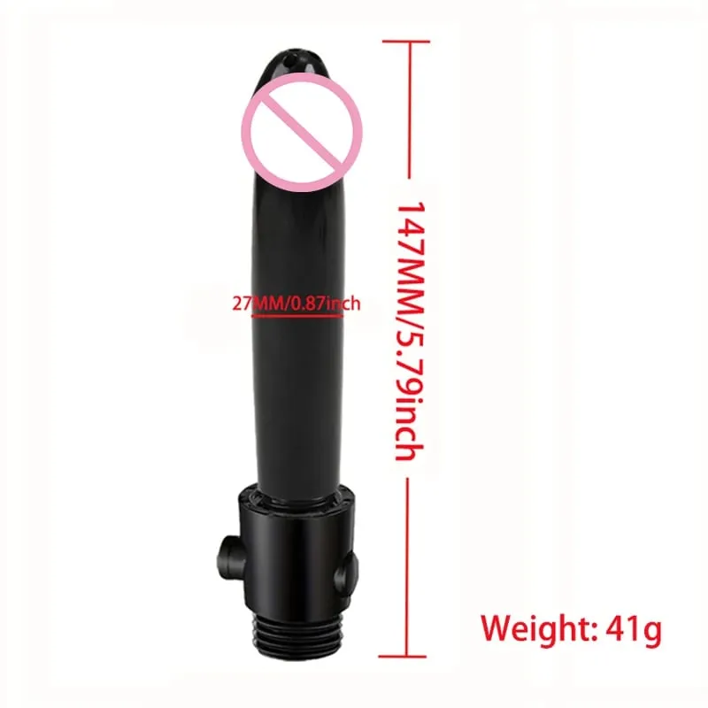 Douche Enema Shower Cleaning Set Anal Plug Dildo Beads Anal Enema Cleaning Butt Plug Gay Sex Toy For Man — image 6