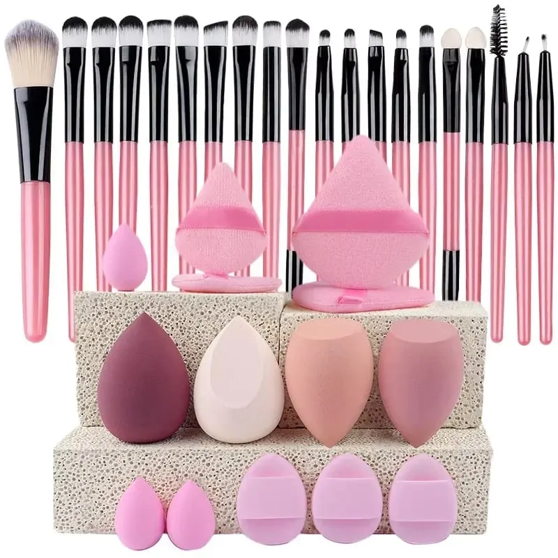 10pcs Mini Makeup Brush Set Powder Eyeshadow Foundation Blush Blender Concealer Beauty Makeup Tools Brush Professional Supplies — image 30