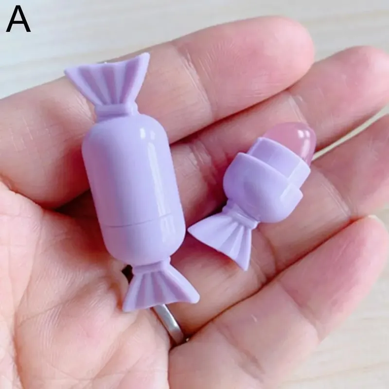 1/4PCS 휴대용 만화 미니 실리콘 립 브러쉬 귀여운 곰 각진 컨실러 브러쉬 립 밤 립 글로스 컨실러 메이크업 브러쉬 — image 8