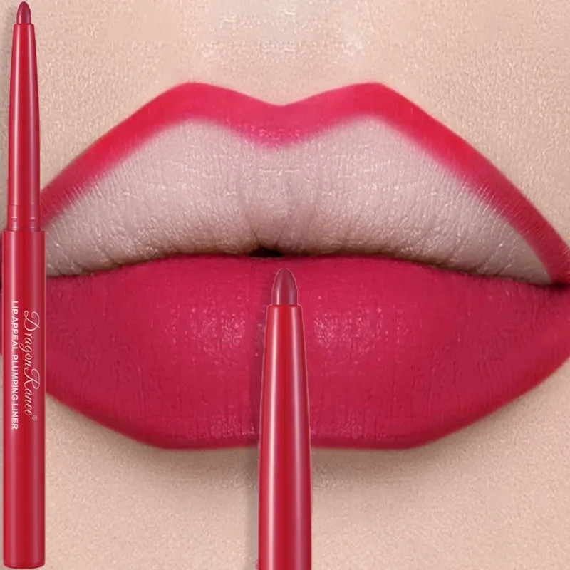 Shimmer Matte Crayon Lip Liner Pencil Waterproof Long Lasting Nude Bean Paste Red Lipstick Velvet Lip Contour Outline Makeup