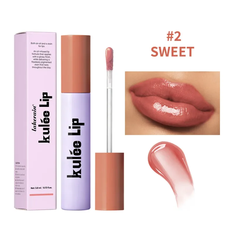 Stain Tinted Lip Oil Long Wear Moisturizing Shiny Lip Gloss Soft Texture Non Sticky Repair Chapped Lips Daily Women Beauty Lip C — image 9