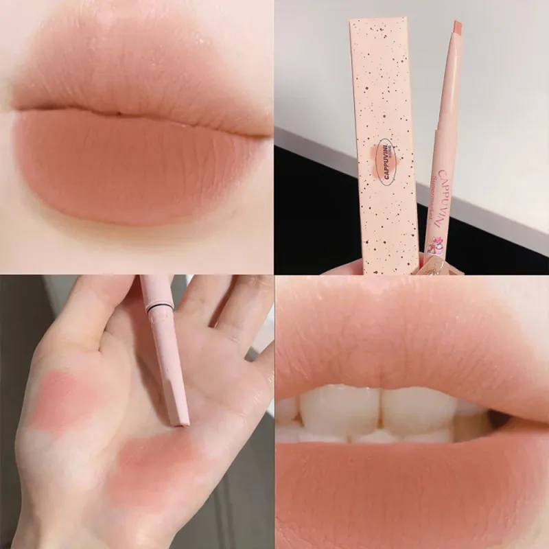 Matte Lip Liner Outline Lips Lipstick Pen Waterproof Long-lasting Color Lip Pencil Lipstick Pen — image 10