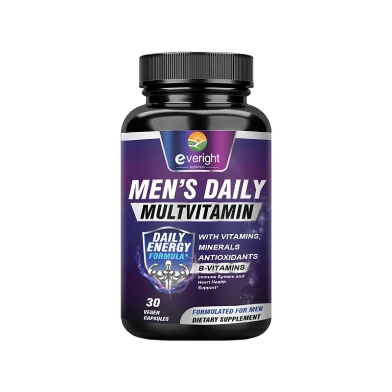 Men's Multivitamin – Immune Boost with Vitamins A B12 C D | Daily Energy & Non-GMO
