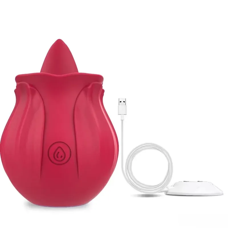 Kraftig sugende Vibrator til Kvinder Vakuum Klitoris Stimulator Kvinde Oral Nippel Klit Suger Vibrerende Voksne Sex Rose-legetøj