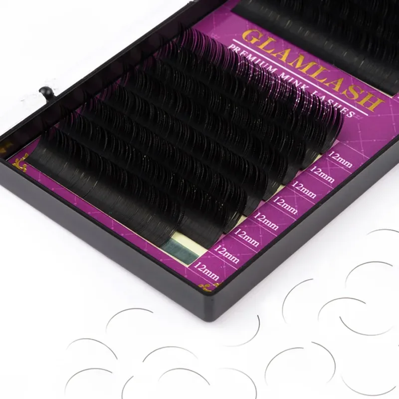 wholesale 16Rows High quality mink synthetic eyelash single natural eyelashes fake false eye lash make up — image 3