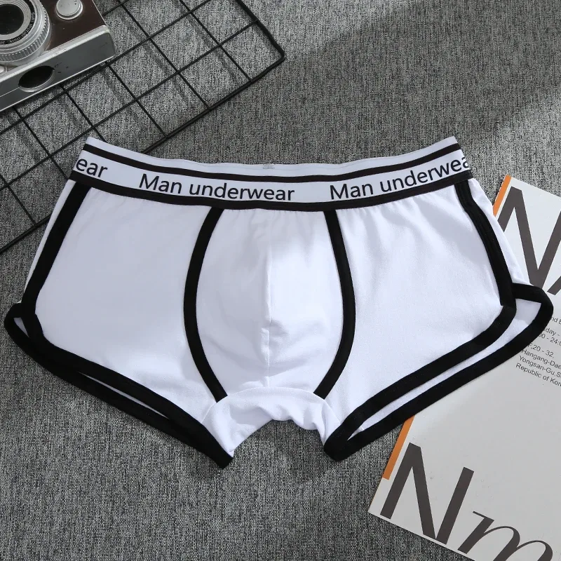1/4pcs Men Underwear Boxers Cotton Panties Breathable Solid Boxershorts Male Mid Waist Underpants Trend Man Shorts Homme Shorts — image 20