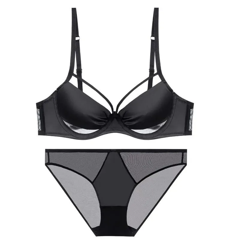 섹시 Push Up Bra Victoria Style - Wireless Slimming Lingerie Large Breasts French Thin Tapered Bralette Anti Sag T-Shirt Bra — image 8