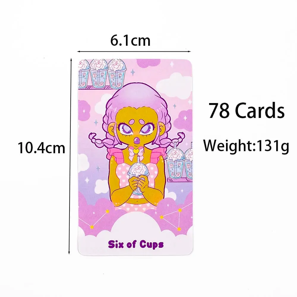 2026 New Style Pastel Journey Tarot Deck 78Pcs Tarot Cards Tarot Deck Collectible Oracle Card Set 10.4*6.1cm — image 3