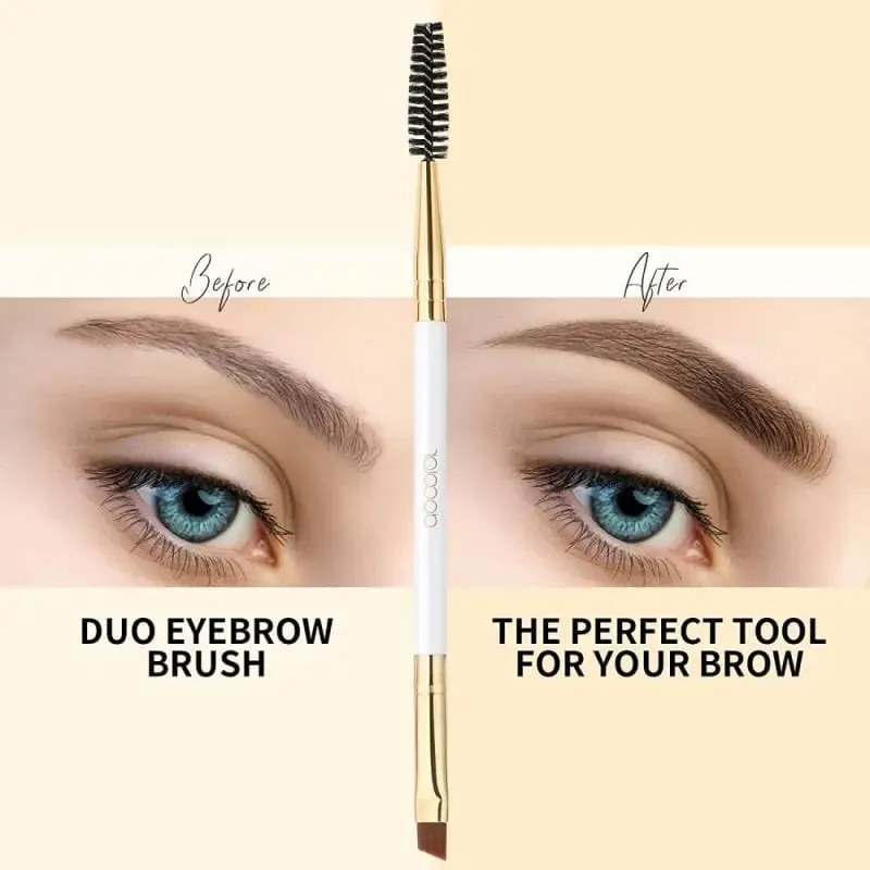 Docolor Eyebrow Brush+Eyebrow Comb Beauty Eyebrow Brush Professional Makeup Brushes For Eye Brow Brush Eye Blending Brush