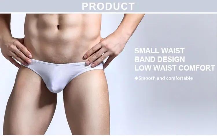 Men's briefs Men's briefs U convex Modal thin stretch sexy low waist tight narrow bottom pants — image 2