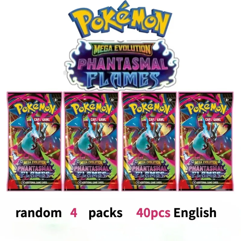 Menyenangkan 40 Buah Paket Kartu Pokemon 4 Set Sun Moon Violet 151 Kartu Perdagangan Inggris Mainan Koleksi Hadiah Halloween Fantasi Sci Fi