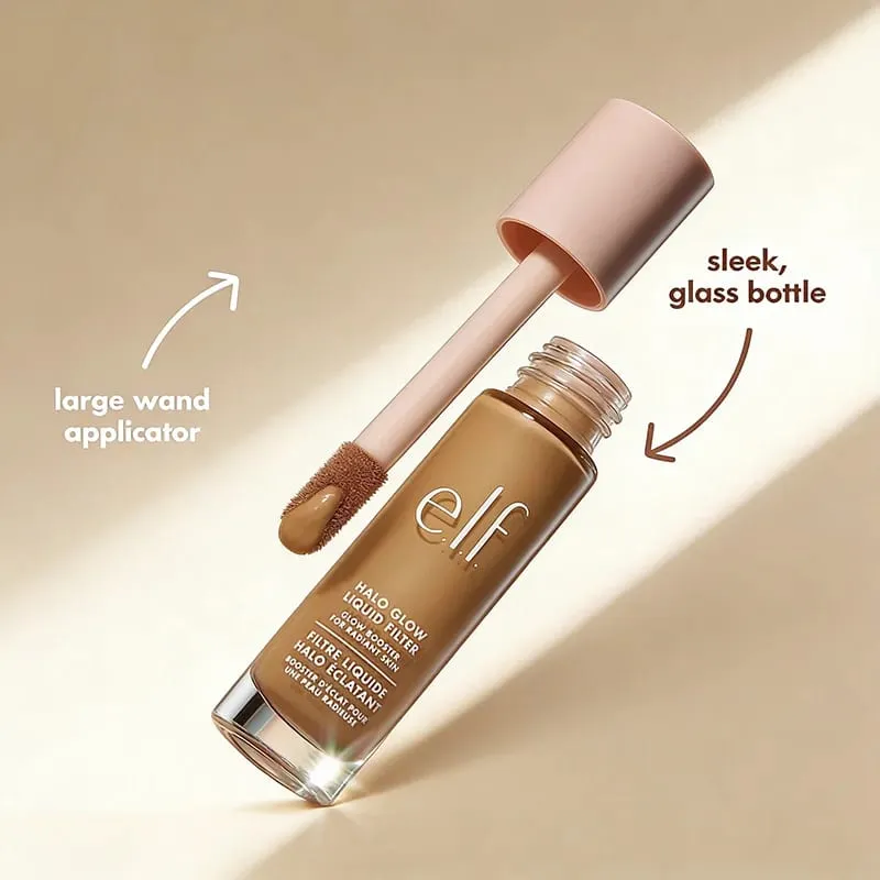 Elf Full Coverage Foundation Waterproof Oil Control Concealer Brightening Long Wear Breathable Lightweight Natural Face Cosmetic